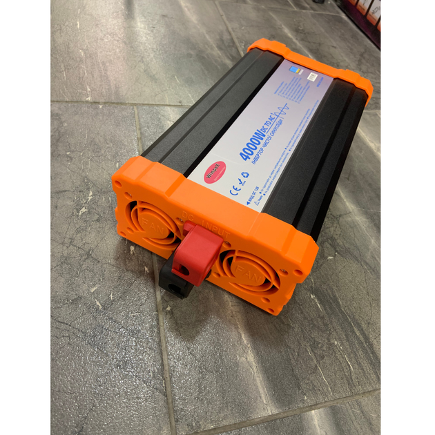 Інвертор перетворювач 4000W чистий синусоїд Wimpex з 12 на 220 для дому автоінвертор - зображення 3