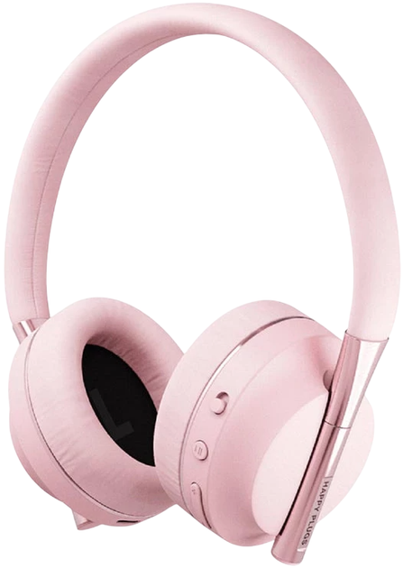 Słuchawki Happy Plugs Play Wireless Pink/Gold (7350116011661) - obraz 1