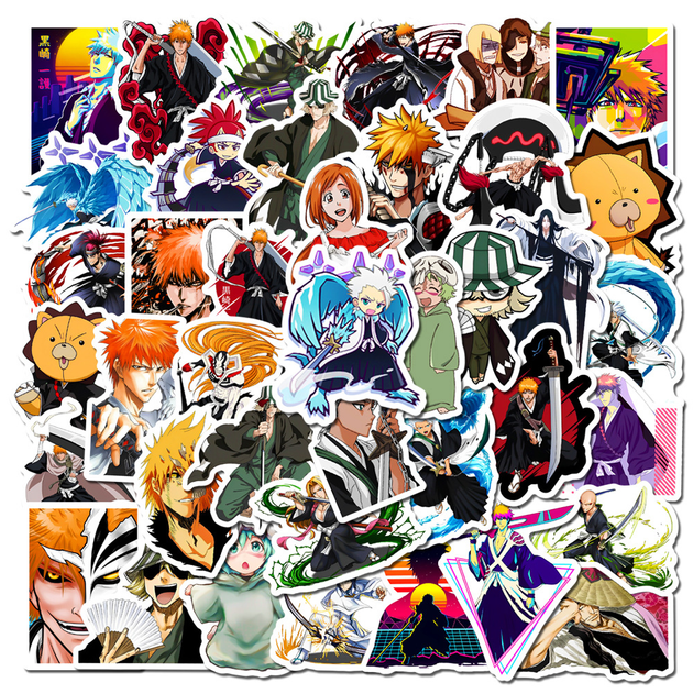 Стикерпак Блич Набор наклеек GeekLand Bleach 50 штук - изображение 3