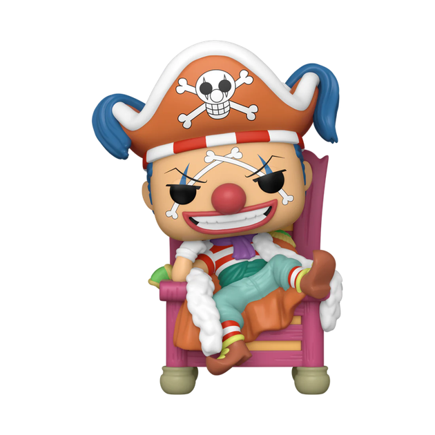 Фигурка Funko Pop Ван Пис Багги Клоун One Piece Buggy The Clown 15 см Deluxe Exclusive (876B40FBFAFD) - Фото 2 Фигурка Funko Pop Ван Пис Багги Клоун One Piece Buggy The Clown 15 см Deluxe Exclusive (876B40FBFAFD) - изображение 2