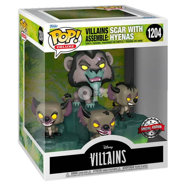 Фигурка Funko Король Лев Шрам с гиенами The Lion King Scar with