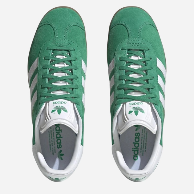 Чоловічі кеди низькі adidas Originals Gazelle IG0671 43.5 Зелені (4066756585983) - зображення 4