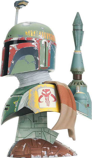 Pop!iersie Diamond Select Toys Legends In 3D Star Wars Boba Fett skala 1:2 25 cm (699788846209) - obraz 2