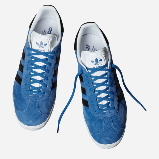 Чоловічі кеди низькі adidas Originals Gazelle IG0666 43.5 Сині (4066756592042) - зображення 4