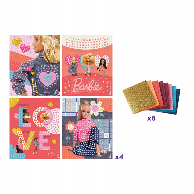 Набір для творчості Maped Creativ Barbie Photo Mosaics (3154149070718) - зображення 2