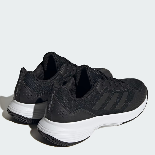 Чоловічі кросівки для тенісу Adidas Gamecourt 2 M IG9567 44.5 (10UK) 28.5 см Cblack/Cblack/Grefou (4066756667467) - зображення 4