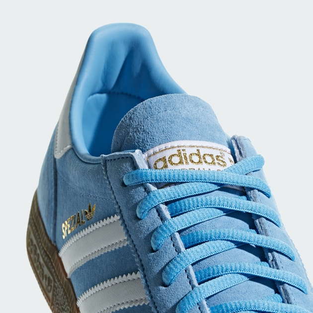Мужские кеды низкие Adidas Handball Spezial BD7632 44.5 (10UK) 28.5 см Ltblue/Ftwwht/Gum5 (4060512044882) - изображение 9