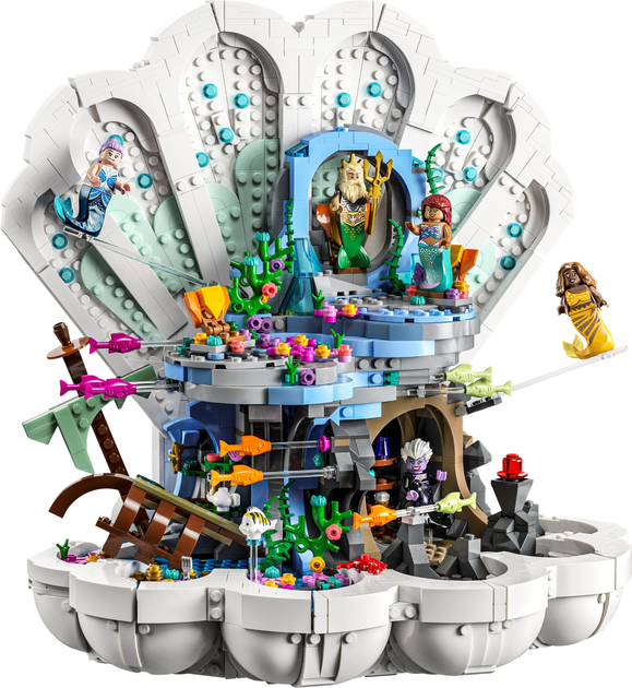 Zestaw klockow LEGO Disney Krolewska muszla Malej Syrenki 1808 elementow (43225) (955555907672941) - Outlet - obraz 1