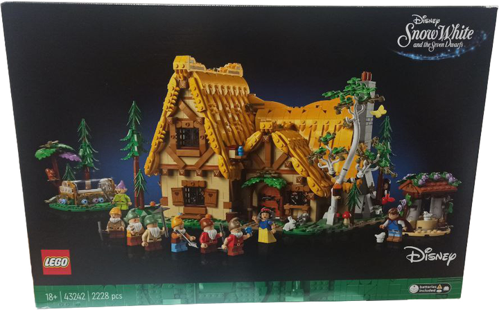 Zestaw klockow Lego Disney Chatka Krolewny Sniezki i siedmiu krasnoludkow 2228 elementow (43242) (955555906026503) - Outlet - obraz 2