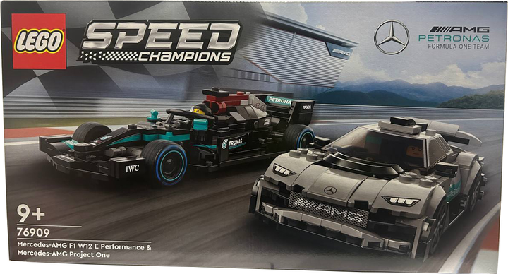 Zestaw klockow LEGO Mercedes-AMG F1 W12 E Performance i Mercedes-AMG Project One 564 elementy (76909) (955555907911992) - Outlet - obraz 2