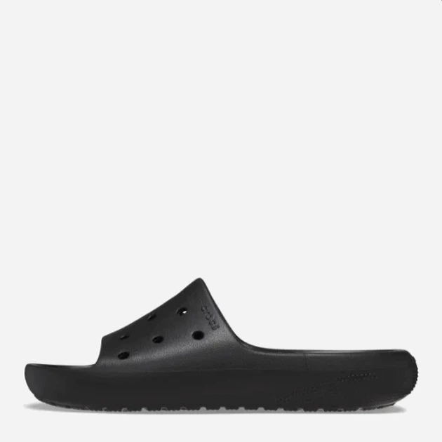 Мужские шлепанцы для пляжа Crocs Classic Slide V 209401-001 43-44 (M10/W12) Черные (196265541881) - изображение 3
