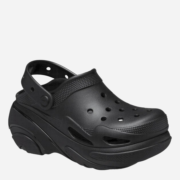 Женские кроксы Crocs Bubble Crush Clog 210061-0WC 38-39 (M6/W8) 24 см Черные (1962657620880) - изображение 2