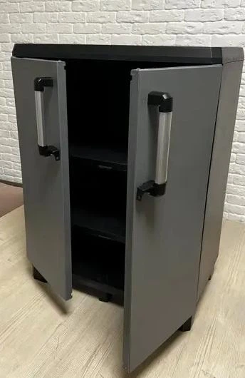 Шафа Keter Kis Armadio Pro Basso сіра пластикова багатофункціональна (249837) - Фото 10 Шафа Keter Kis Armadio Pro Basso сіра пластикова багатофункціональна (249837) - изображение 10