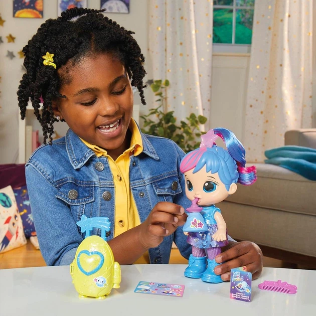 Лялька пупс Baby Alive Star Besties Stellar Skylar Галактичні друзі Зоряна Скайлар F7359 - зображення 3