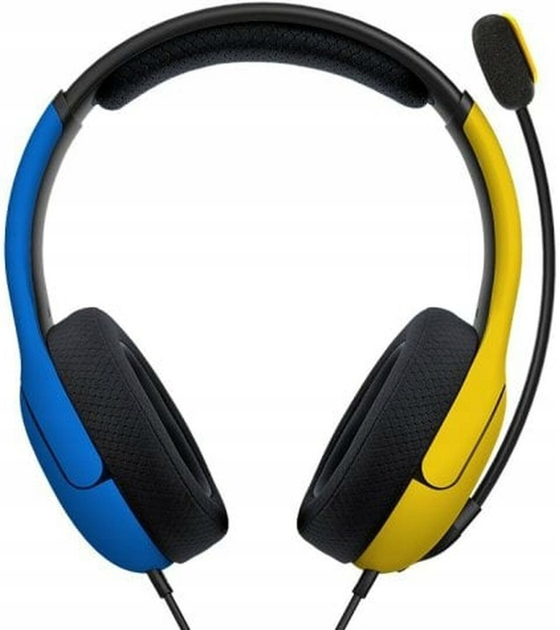 Słuchawki PDP Nintendo Switch Wired Headset LVL40 Yellow/Blue (0708056068066) - obraz 2