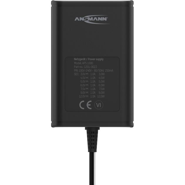 Uniwersalna ładowarka sieciowa Ansmann APS 1000 (4013674164103) - obraz 3