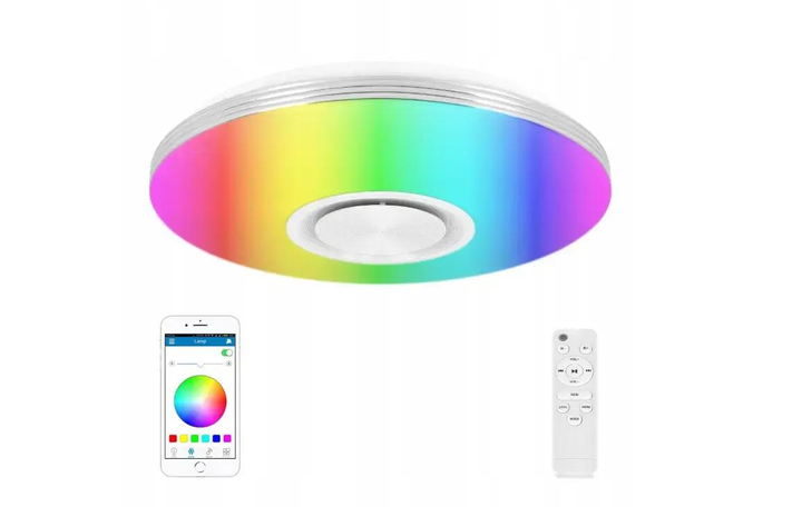 33см светодиодный RGB потолочный светильник bluetooth + пульт дистанционного управления - изображение 1