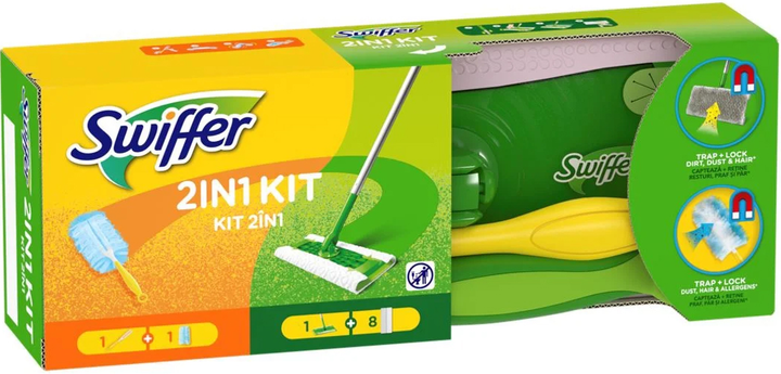 Zestaw do mycia podłogi Swiffer 2in1 16 szt (8700216575232) - obraz 1