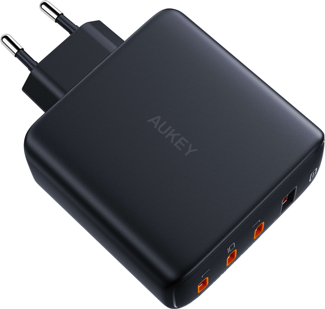 Ładowarka sieciowa AUKEY Omnia II Mix S GaN 3x USB-C, 1x USB-A PD 3.0 100W Black (PA-B7S) - obraz 6