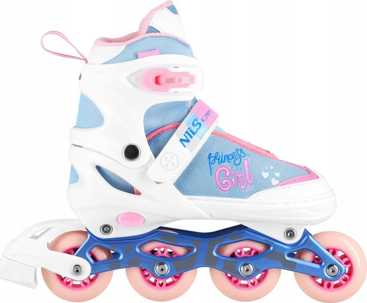 Rolki Nils Extreme Princess Girl NA18168A 31-34 S Białe (5907695557053) - obraz 4