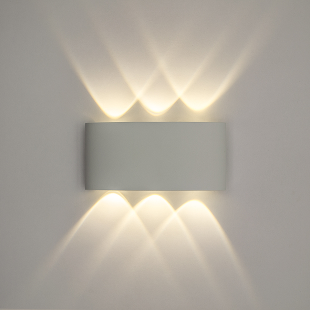 Світильник світлодіодний настінний LUMINARIA LED LINZA SIX 6W Q170 3000K WHITE 220V IP54 - зображення 4