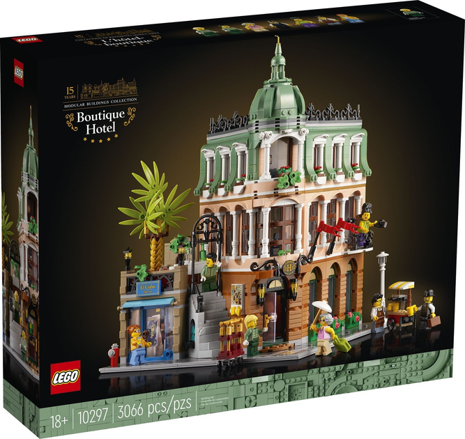 Zestaw klockow LEGO Creator Expert Hotel butikowy 3066 elementow (10297) (955555905891840) - Outlet - obraz 1