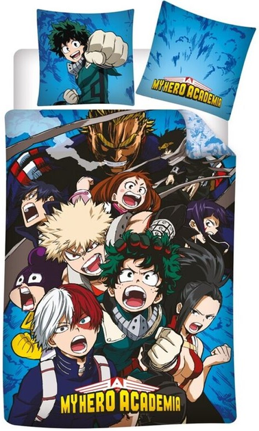 Постільна білизна Bones My Hero Academia 140 x 200 см (5407007989027) - зображення 1