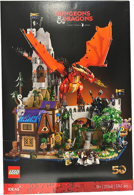 Zestaw klockow LEGO Ideas Dungeons & Dragons: Opowiesc czerwonego smoka 3745 elementow (21348) (955555907284176) - Outlet - obraz 2