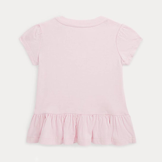 Детская футболка для девочки Ralph Lauren 516187853 62 см Розовая (1159821601) - Фото 2 Детская футболка для девочки Ralph Lauren 516187853 62 см Розовая (1159821601) - изображение 2