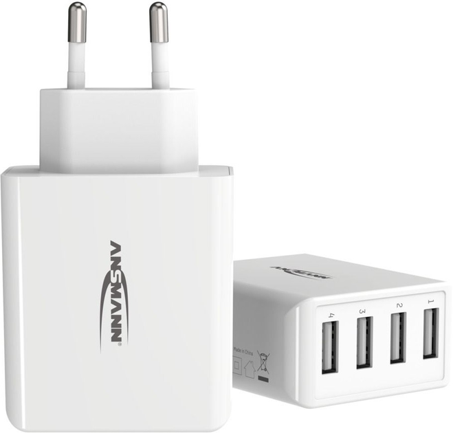 Зарядний пристрій Ansmann Home Charger HC430 White (4013674176694) - зображення 1