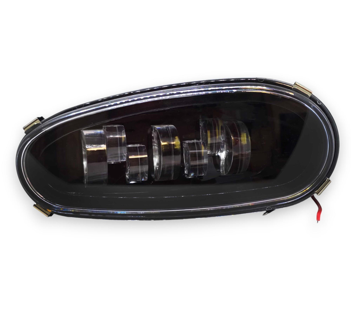 Светодиодная балка Led ПТФ противотуманная фара. Диодные птф 7 линз 70W Daewoo Lanos. Премиум Металл (05816) - изображение 2