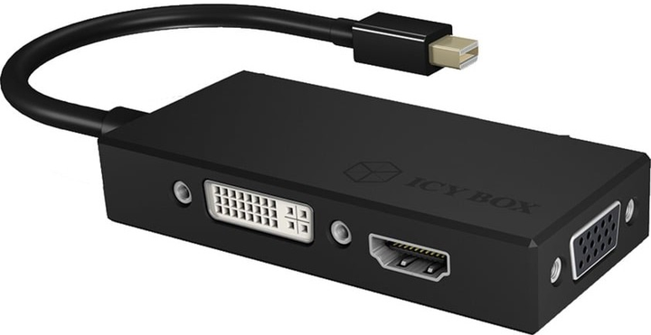 Adapter Icy Box IB-AC1032 MiniDisplayPort - HDMI / DVI-D / VGA (4250078165651) - obraz 2