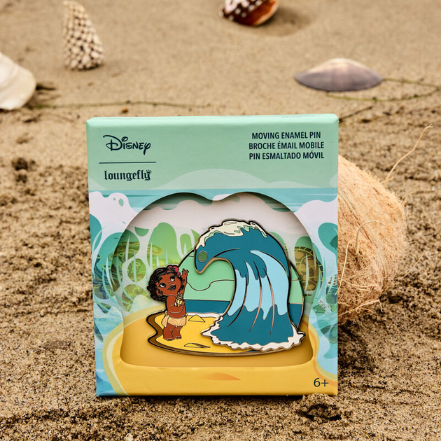 Значок Loungefly Disney Vaiana Moana Ocean Waves (671803518568) - зображення 3