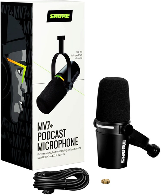 Мікрофон Shure MV7+-K (0042406791571) - зображення 5