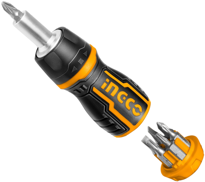 Отвертка с трещоткой INGCO Super Select 8 в 1 (AKISDS1728) - Фото 1 Отвертка с трещоткой INGCO Super Select 8 в 1 (AKISDS1728) - изображение 1