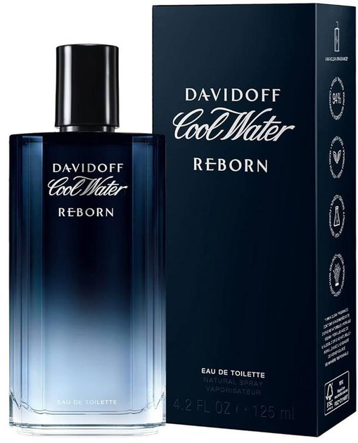 Туалетна вода для чоловіків Davidoff Cool Water Reborn 125 мл (3616302038381) - зображення 2