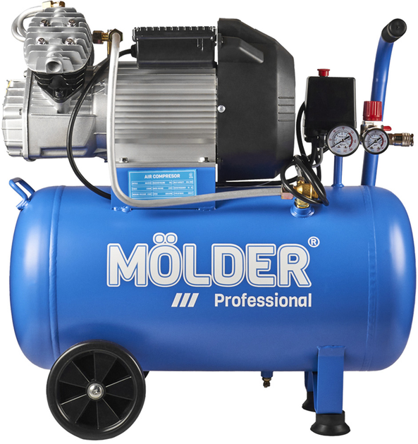 Компрессор воздушный Molder с ресивером 50 л, 356 л/мин, 2200Вт, прямой привод (MA31510) - изображение 5