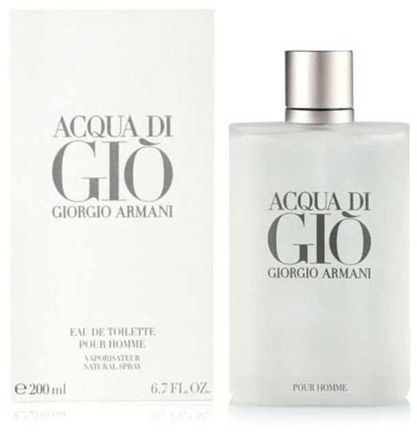 Woda toaletowa męska Giorgio Armani Acqua di Gio 200 ml (3605521593078) - obraz 2