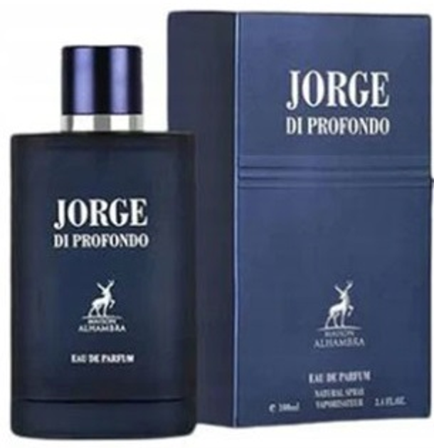 Woda perfumowana męska Maison Alhambra Jorge Di Profumo Deep Blue 100 ml (6291108735916) - obraz 1