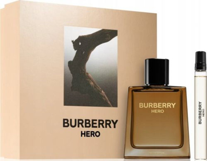 Набір для чоловіків Burberry Hero Парфумована вода 100 мл + Мініатюра Парфумована вода 10 мл (3616304966477) - зображення 1