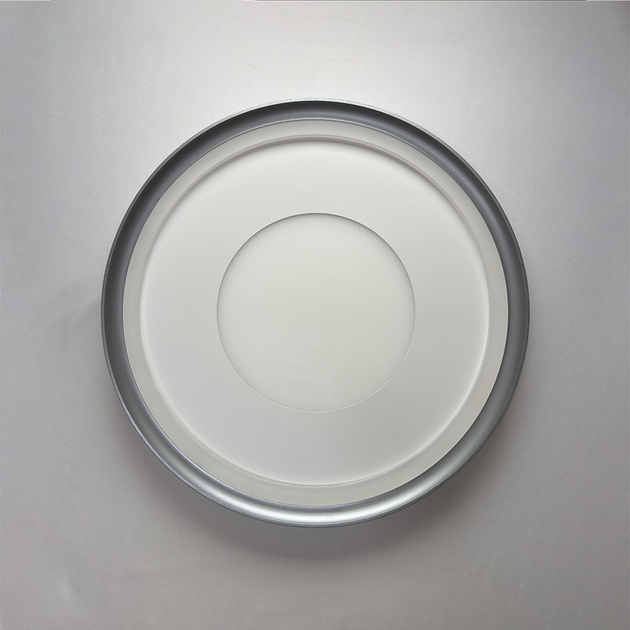 Люстра светодиодная потолочная LUMINARIA LAKE 100W R500 APP WHITE/GRAY 220V IP20 светильник с пультом ДУ для кухни, спальни, гостиной - изображение 5
