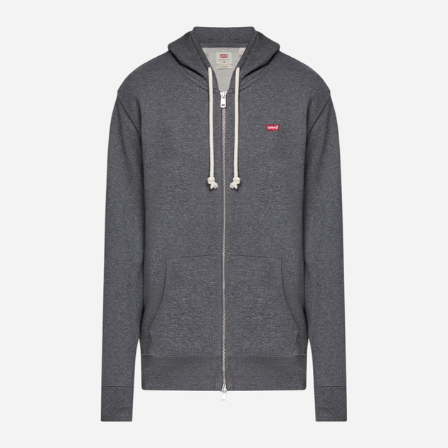 Bluza męska rozpinana streetwear z kapturem Levi's The Original Hm 34584-0000 S Szara (5400898433969) - obraz 4