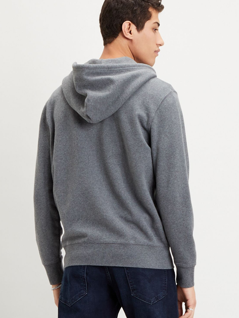 Толстовка на блискавці чоловіча Levi's The Original Hm 34584-0000 2XL Сіра (5400898433983) - зображення 2