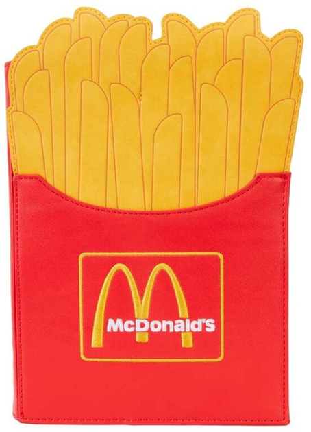 Notatnik Loungefly McDonald's French Fries w linie 15 x 20 cm (671803490796) - obraz 1