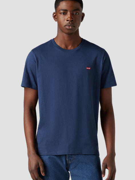 Футболка бавовняна чоловіча Levi's Ss Original Hm 56605-0017 2XL Темно-синя (5400599852373) - зображення 1
