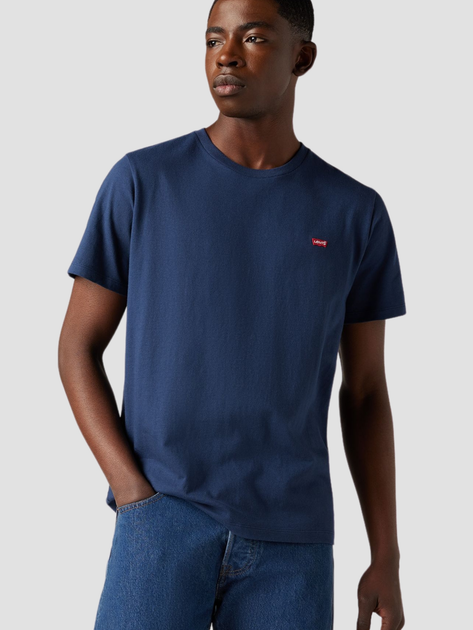 Футболка бавовняна чоловіча Levi's Ss Original Hm 56605-0017 2XL Темно-синя (5400599852373) - зображення 3