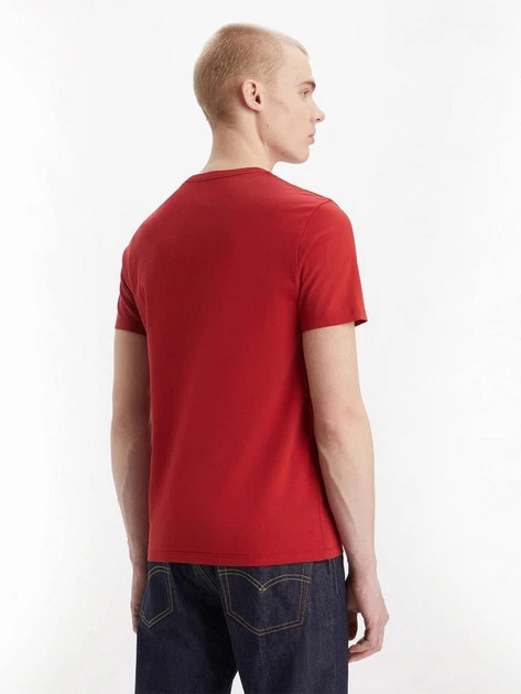 Koszulka męska bawełniana Levi's Ss Original Hm 56605-0176 M Czerwona (5401128156207) - obraz 2