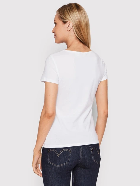 Zestaw koszulek damskich 2 szt Levi's Crewneck 74856-0000 M Biały/Czarny (5400816191056) - obraz 3