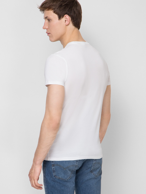 Zestaw koszulek męskich 2 szt Levi's Slim Crewneck 79541-0000 XL Biały (5400816578574) - obraz 3