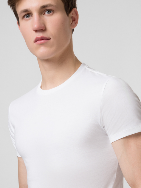 Zestaw koszulek męskich 2 szt Levi's Slim Crewneck 79541-0000 M Biały (5400816411055) - obraz 5